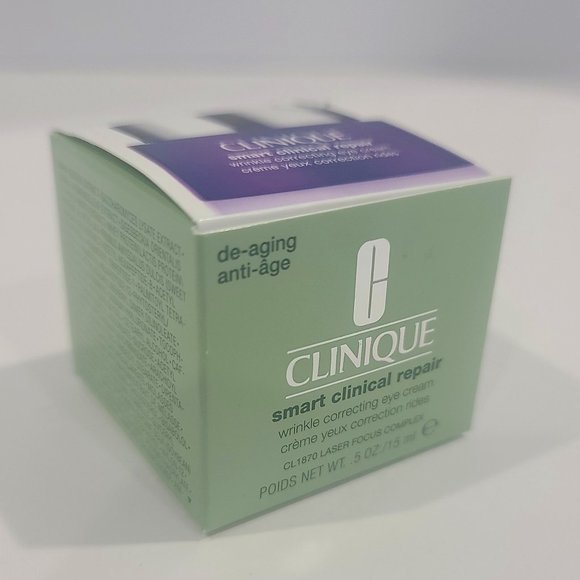 NIB ✅ CLINIQUE Smart Clinical Repair Wrinkle Correcting Eye Cream ✨BNIB - Picture 3 of 9
